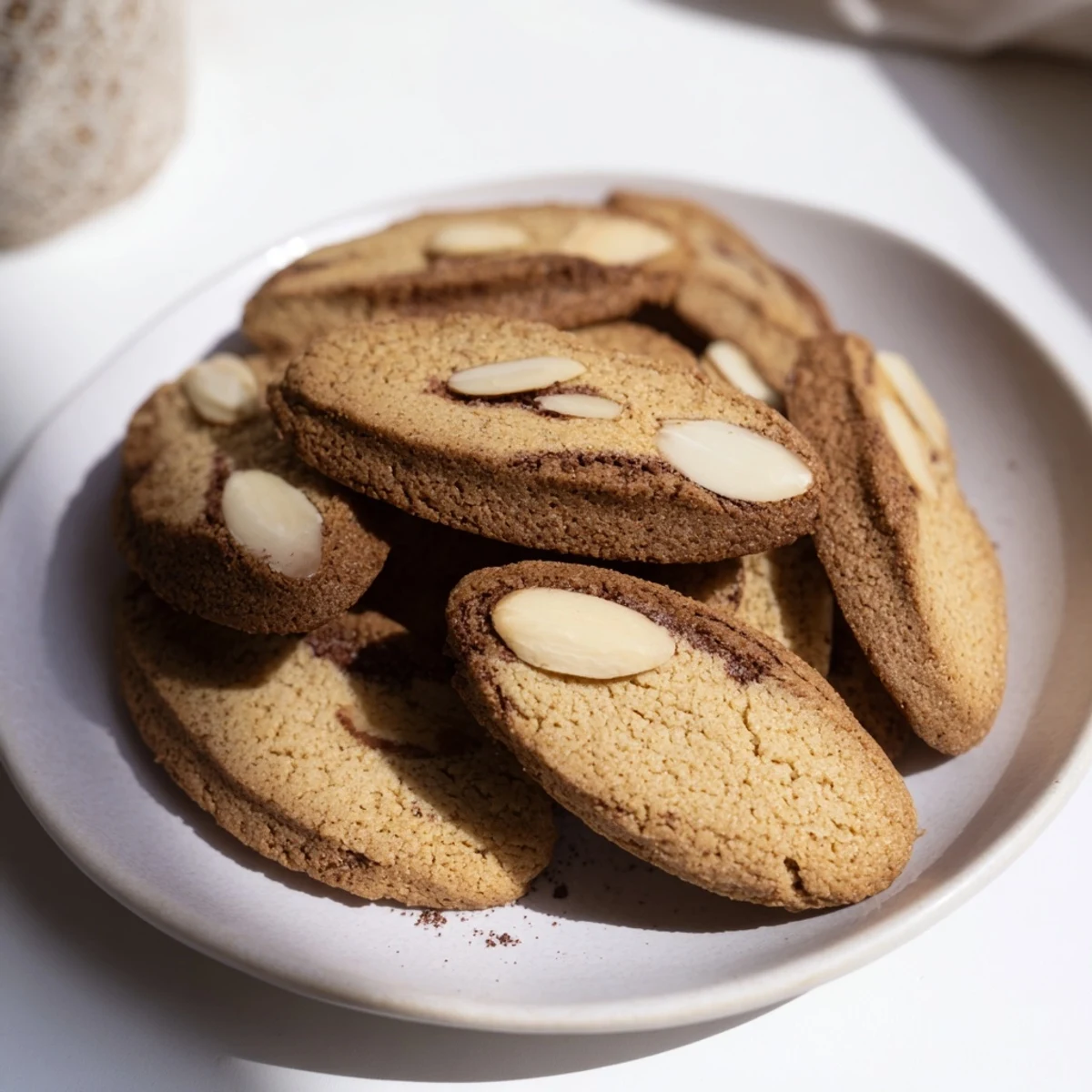 Perfectly tender soft almond biscotti; a delightful treat, ideal for dunking in your morning coffee ritual.