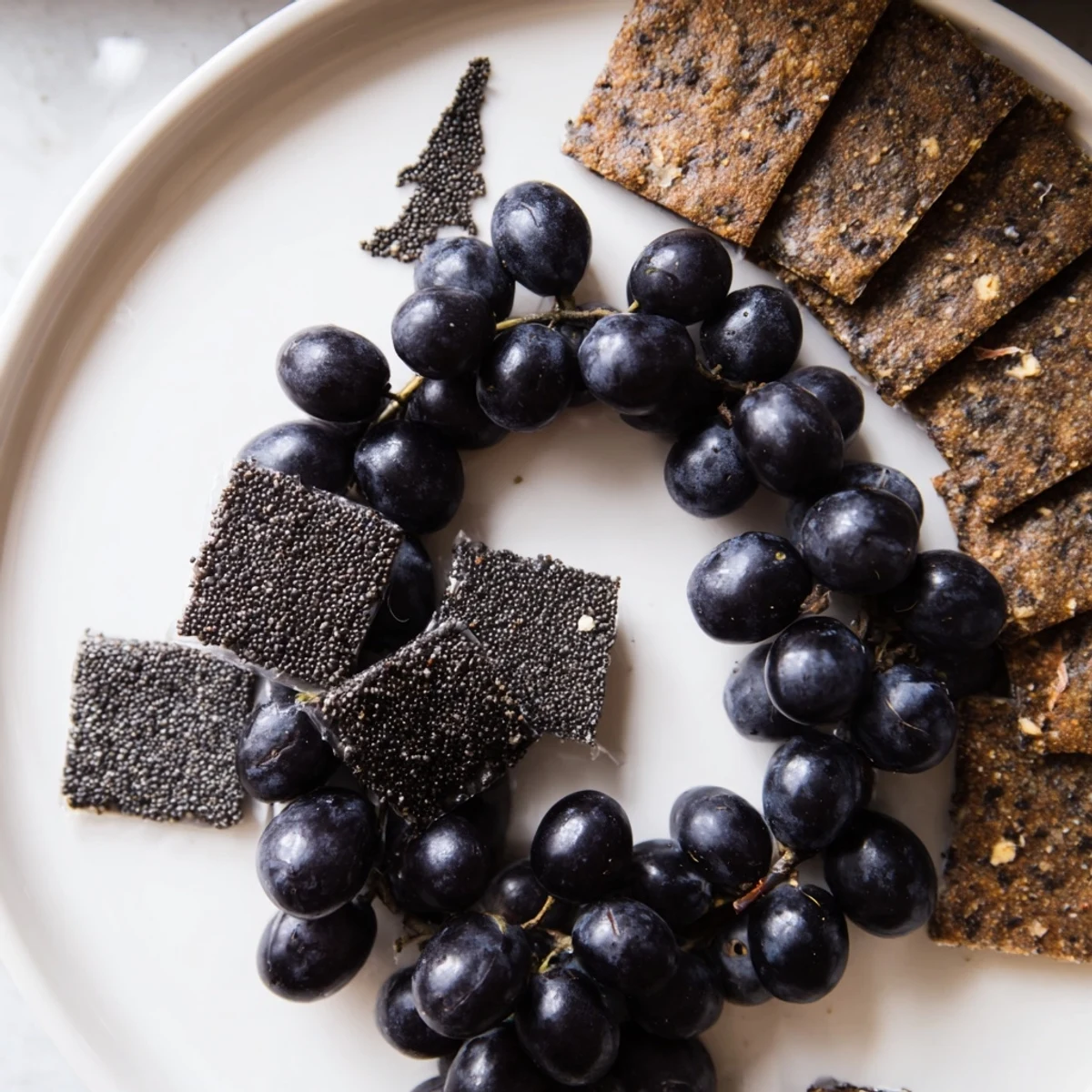 This spooky Ghostly Outline Halloween Charcuterie Board features arranged cheeses, meats, and olives ready to serve.