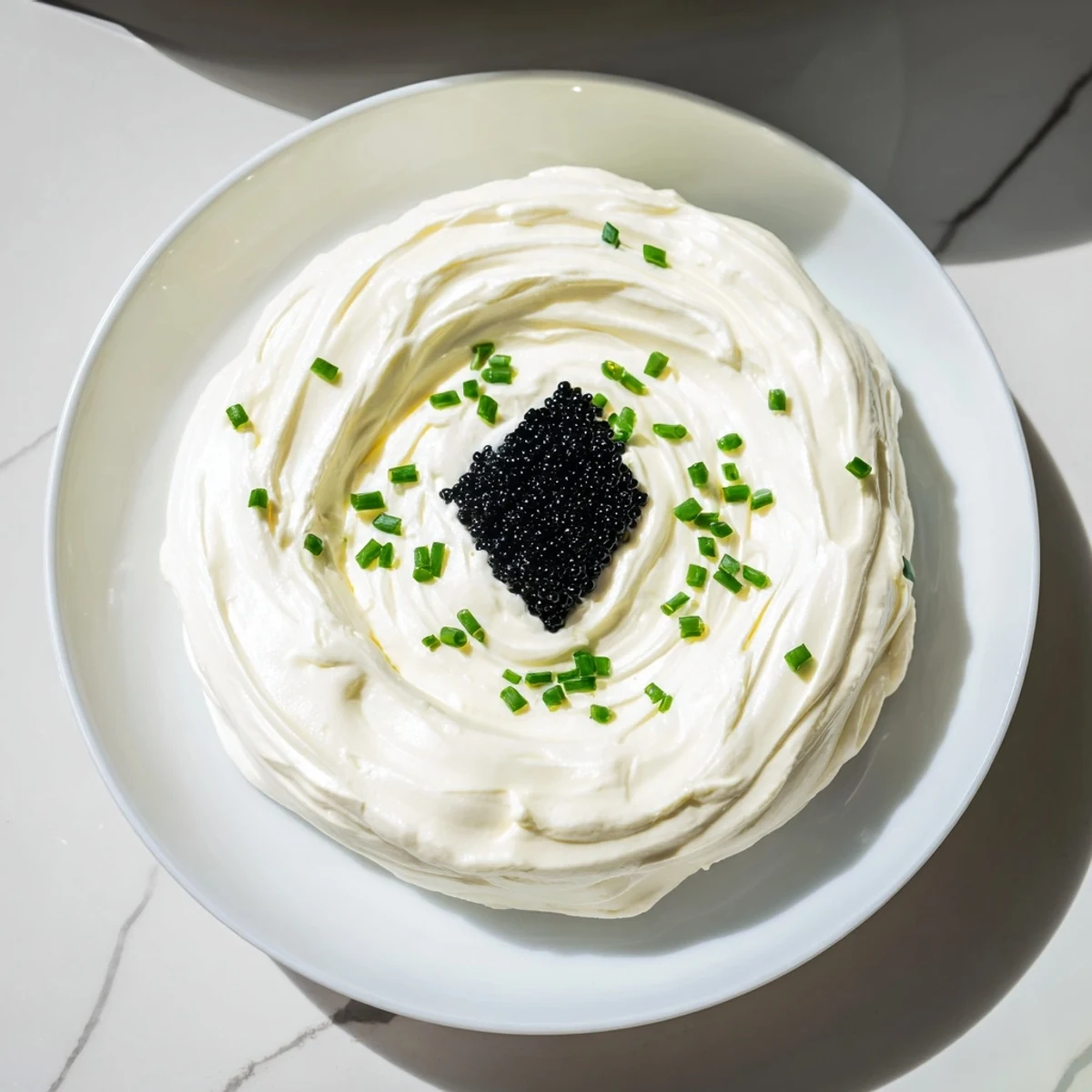 A close-up view presents the luxurious Diamond Inlay, showcasing a diamond of tapenade surrounded by creamy cheese.