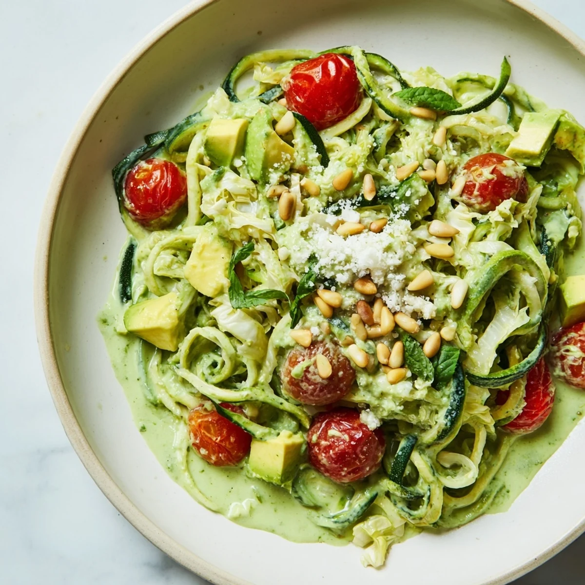 Green Goddess Zoodle Pasta