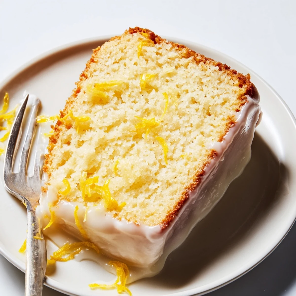 Fluffy Lemon Yogurt Cake, perfect for breakfast or dessert, with a zesty lemon aroma.