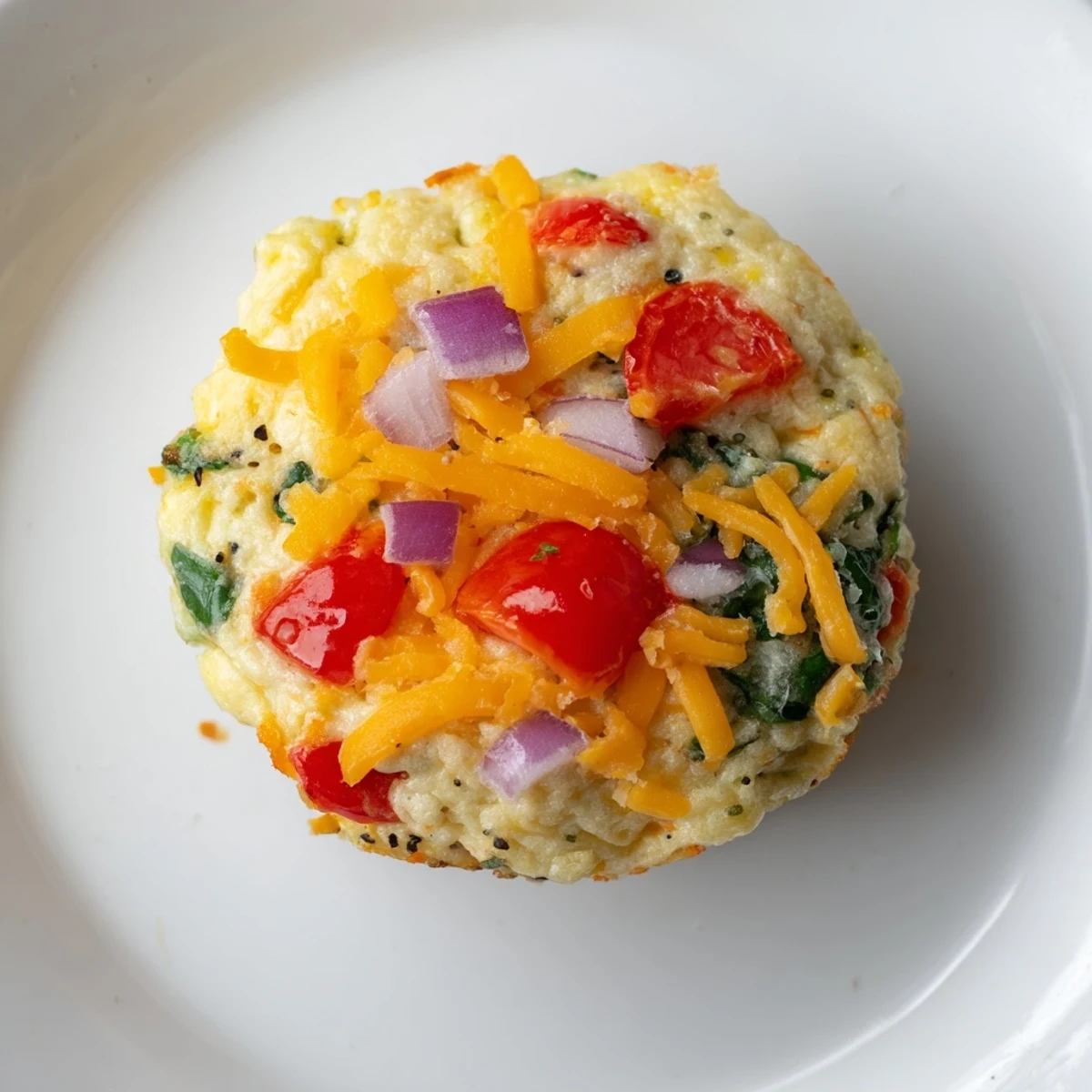 Veggie Egg Muffins Protein Bites