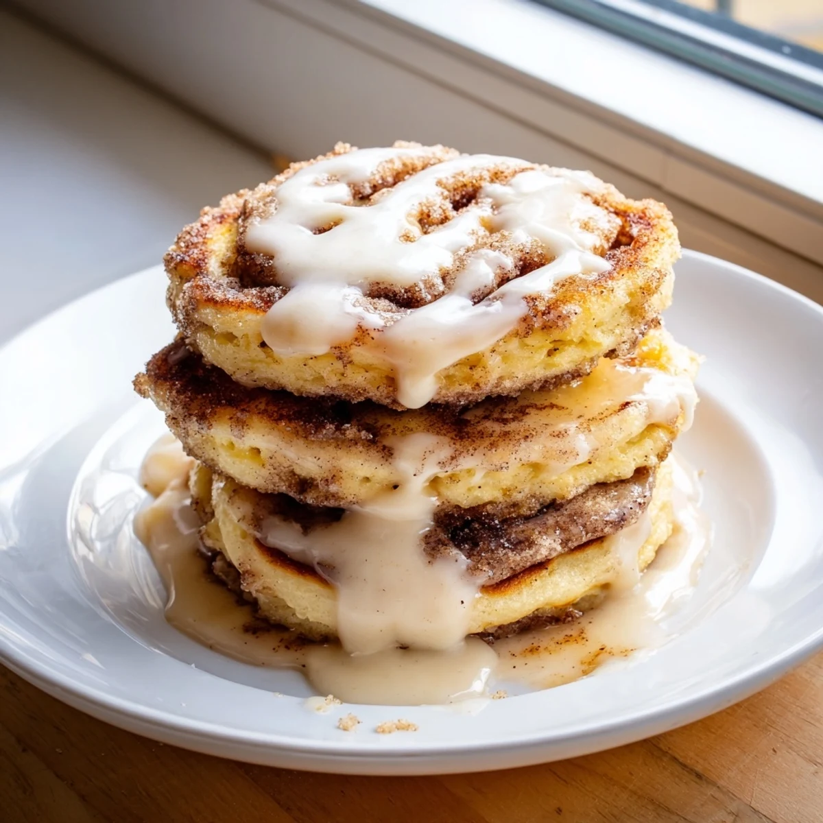 Cinnamon Roll Pancakes