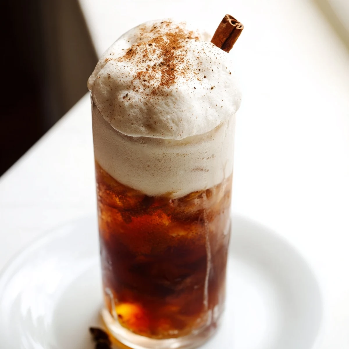 Homemade Iced Chai Foam