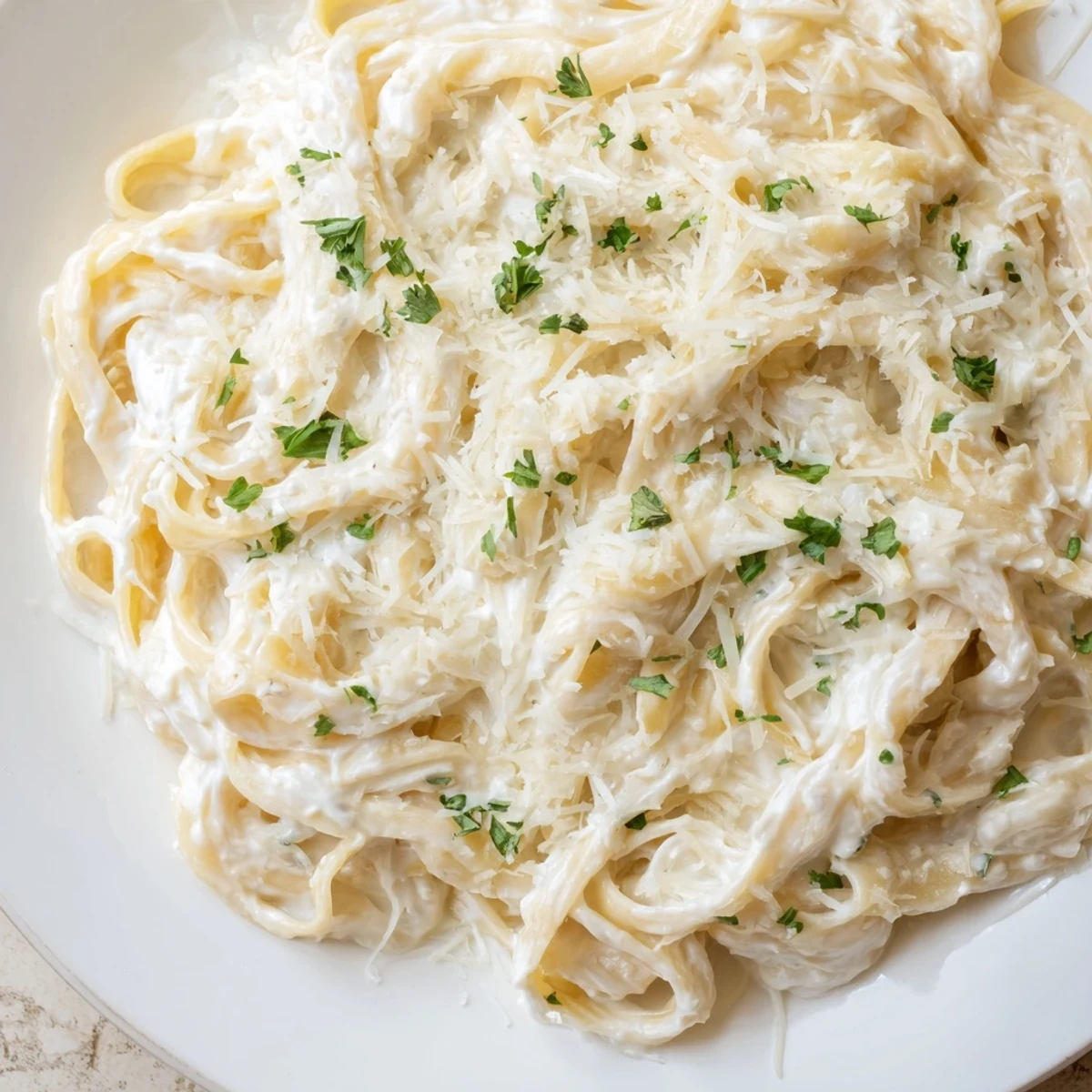 Cottage Cheese Alfredo Sauce