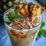 Pineapple Coconut Agua Fresca