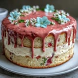 Spring Cake Floral Drip