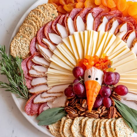 Turkey Tail Charcuterie Board