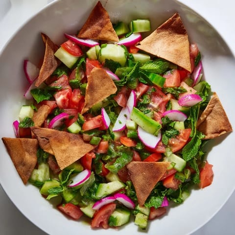 Lebanese Fattoush Fresh Salad