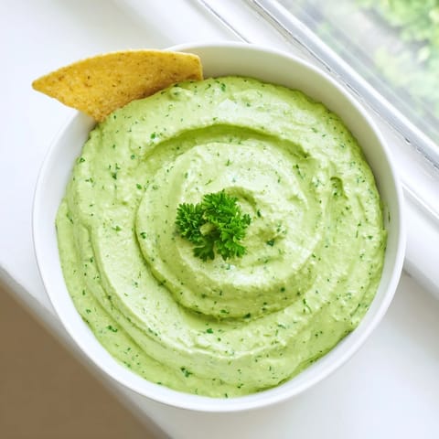 Bright green, creamy Green Goddess Salad Dip in a rustic ceramic bowl, garnished with fresh herbs and served with crunchy vegetables.