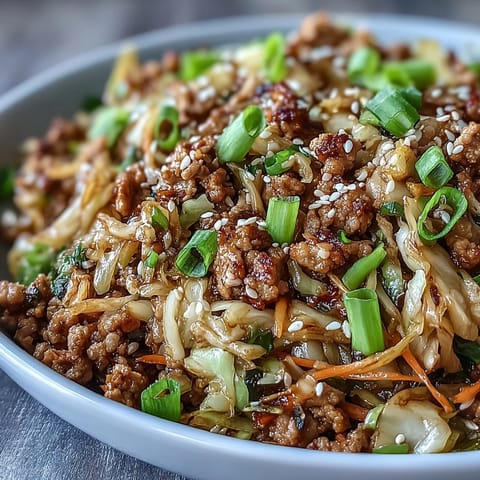 Keto Egg Roll Bowl Turkey