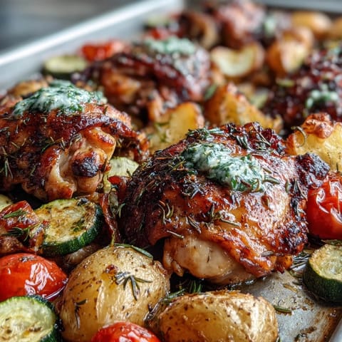 Sheet Pan Mediterranean Chicken