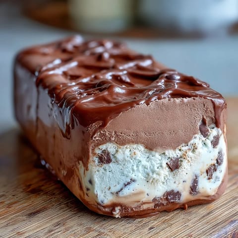 Creamy vanilla bean frappuccino fudge pops with a rich coffee flavor, perfect for a refreshing summer treat.  