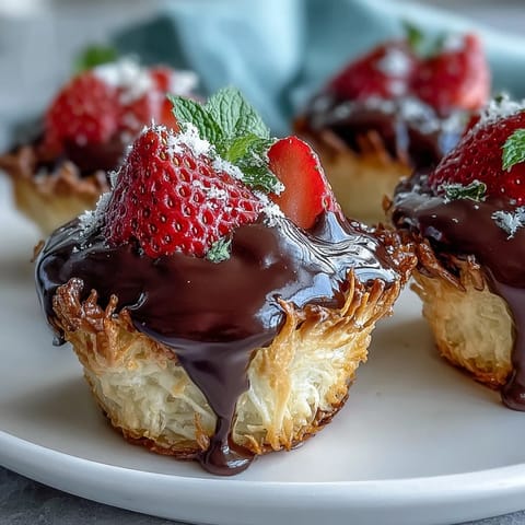 Dubai-Style Strawberry Cups