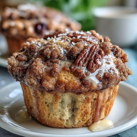 Blueberry Lemon Sourdough Muffins