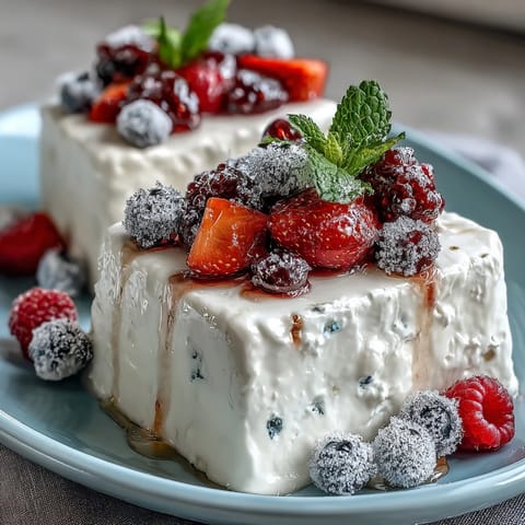 Frozen Yogurt Berry Bark