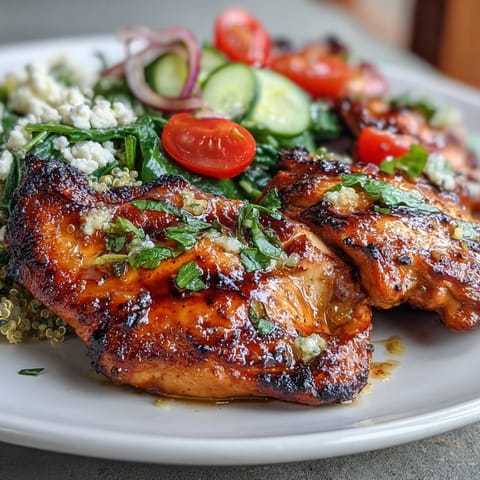 Lemon Vinaigrette Grilled Chicken