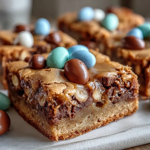 Peanut Butter Easter Egg Bars