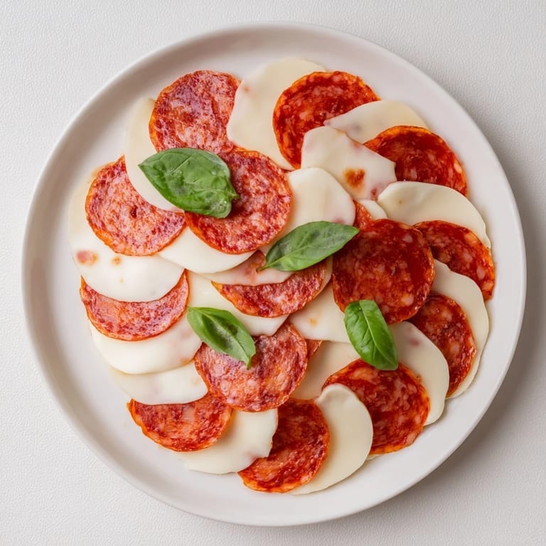 Vibrant Dragon Scale appetizer, with crispy pepperoni scale layers and warm, melted cheese for sharing.