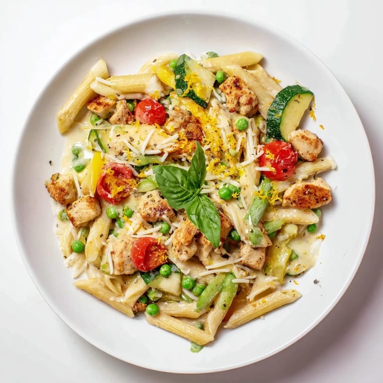 Imagine a comforting bowl of The Last Bite Chicken Pasta, a delicious fusion of flavors and textures.