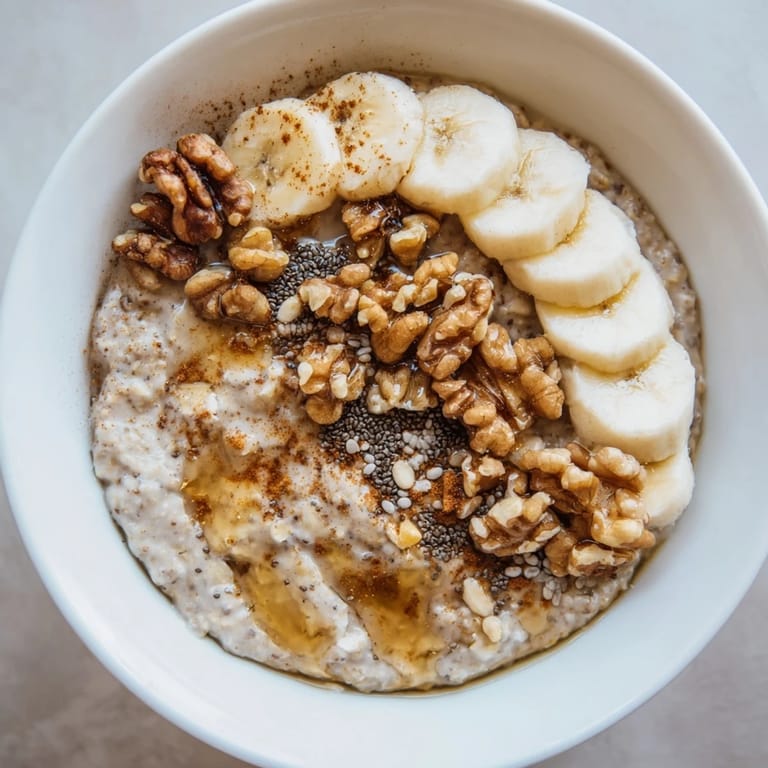 Delicious and simple, these 2-minute Microwave Banana Oats showcase a delicious, healthy breakfast option.