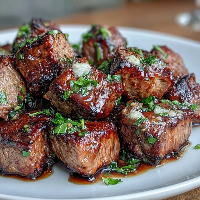 3. Low-carb garlic butter steak bites with crunchy Parmesan avocado fries and refreshing spiralized zucchini for a satisfying keto dinner.
