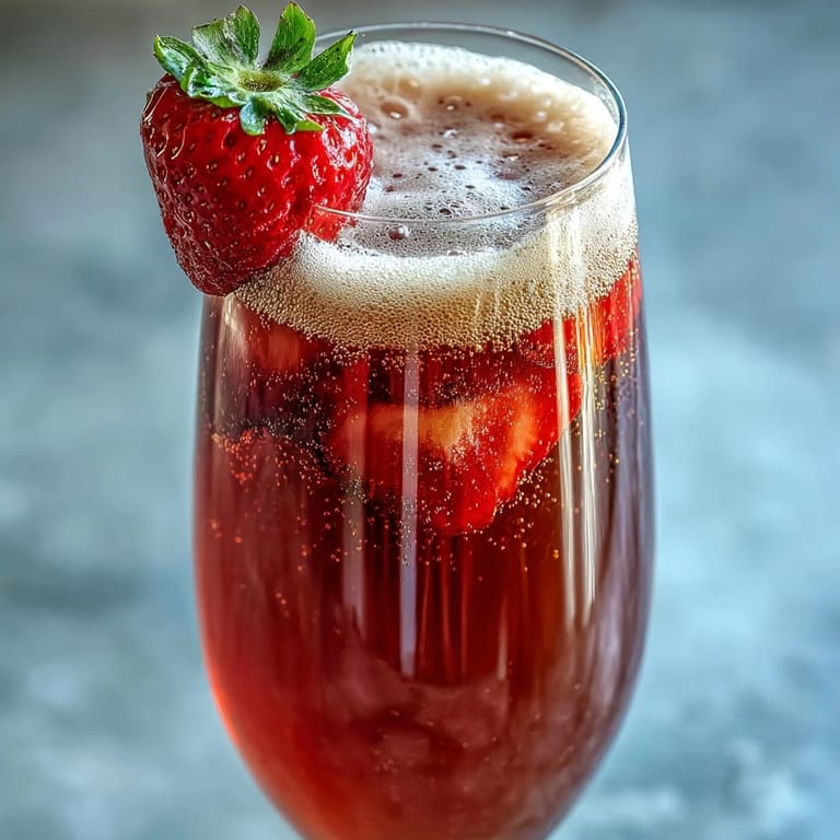 A beautifully arranged mimosa bar featuring strawberry and fruit purees, chilled Prosecco, and fresh mint for a sparkling brunch celebration.