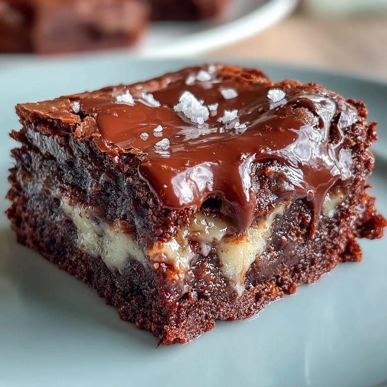 Ultra-fudgy brownies marbled with luscious tahini, combining nutty and chocolatey flavors in every bite.